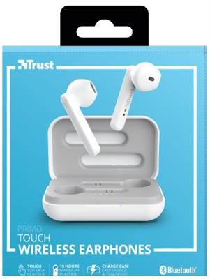 Trust PRIMO TOUCH Bluetooth Earphone white