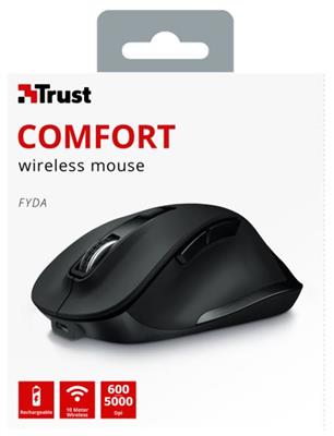 Trust FYDA Rechargeable Wireless Mouse black