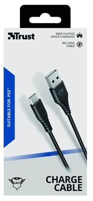 Trust GXT 226 PLAY&CHARGE Cable 3m for PS5