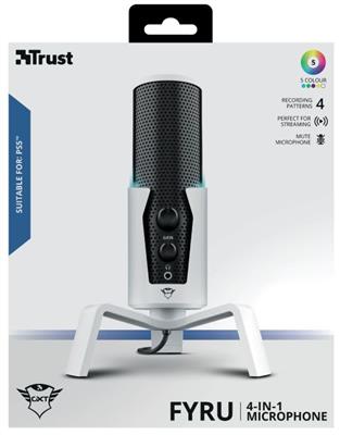 Trust GXT 258W FYRU USB 4in1 Streaming Microphone PS5