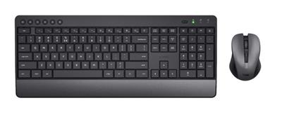 Trust TREZO Wireless Keyboard & Mouse Set DE black