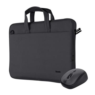 Trust BOLOGNA Bag + Mouse Set black