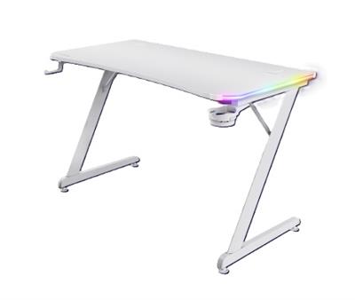 Trust GXT709W LUMINUS RGB Desk white