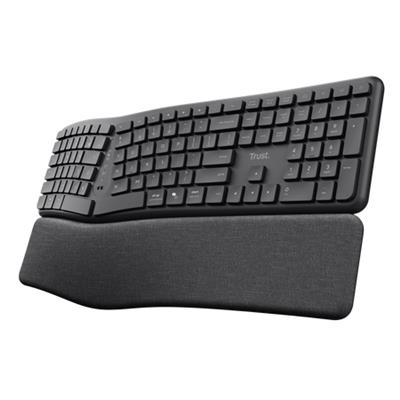 Trust KEYRA Ergo Multi Wireless Keyboard US