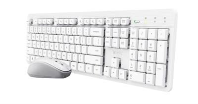 Trust ODY II Wireless Keyboard + Mouse white US