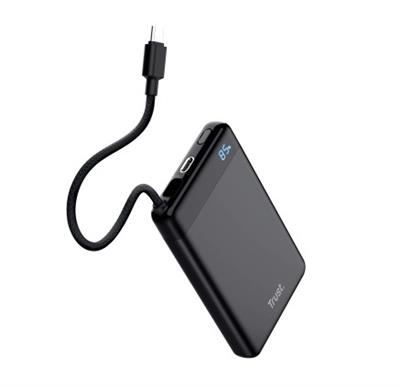 Trust FIERA 10.000 Powerbank fixed Cable