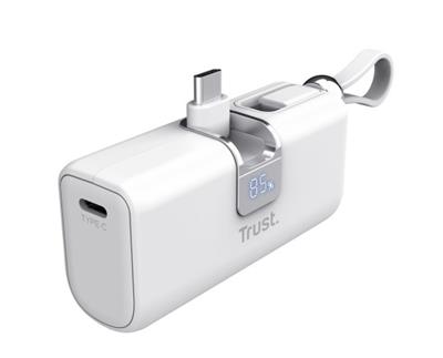 Trust PACTO 5000 PD Pocket Powerbank white
