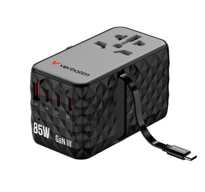 Verbatim Charge`n´Travel Adapter Diamond with 4x USB-C PD & QC / 1x USB-A QC