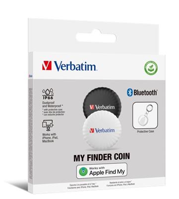 Verbatim My Finder Coin Bluetooth 1x2 black/white
