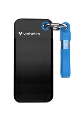 Verbatim Pocket SSD USB 3.2 Gen 2 2TB black/blue