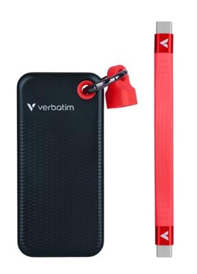 Verbatim Pocket SSD USB 3.2 Gen 2 2TB black/red