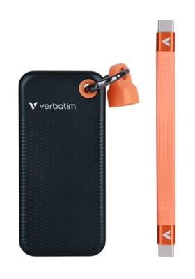 Verbatim Pocket SSD USB 3.2 Gen 2 2TB black/orange