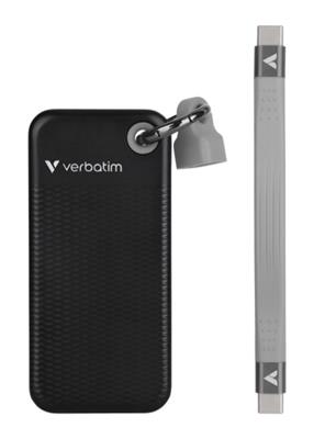 Verbatim Pocket SSD USB 3.2 Gen 2 512GB black/grey