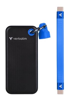 Verbatim Pocket SSD USB 3.2 Gen 2 512GB black/blue