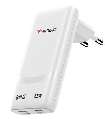 Verbatim Fold 'n' Go GaN Charger 65W EU-Stecker