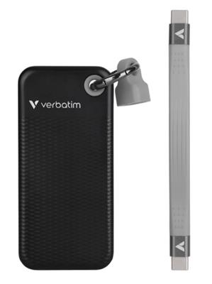 Verbatim Pocket SSD USB 3.2 Gen 2 256GB black/grey