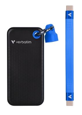 Verbatim Pocket SSD USB 3.2 Gen 2 256GB black/blue