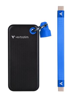 Verbatim Pocket SSD USB 3.2 Gen 2 128GB black/blue