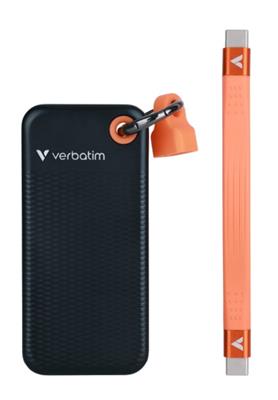 Verbatim Pocket SSD USB 3.2 Gen 2 128GB black/orange