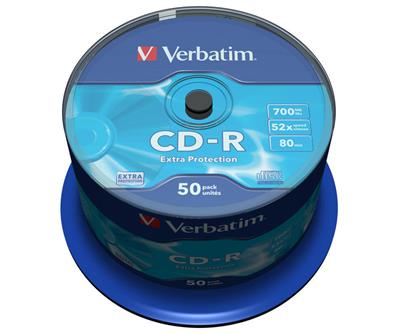 Verbatim CD-R 80min/700MB/52f Spindel 1x50