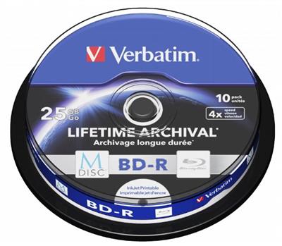 Verbatim Blu Ray 25GB/4f Spindel 1x10