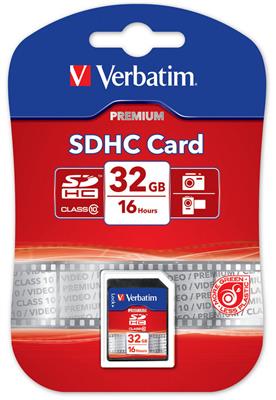 Verbatim SDHC Card Class 10 32GB