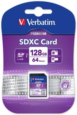 Verbatim SDXC Card Class 10 128GB