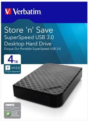 Verbatim Festplatte HDD 3.5 4TB 3.0
