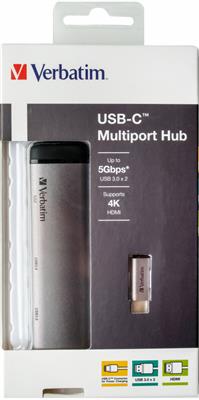 Verbatim USB-C Multiport Hub HDMI USB 3.1
