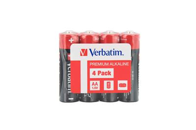 Verbatim Alkaline Batterie AA 1x4 Shrink Wrap