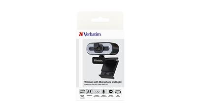 Verbatim Webcam inkl. Microphone/Light 1080p