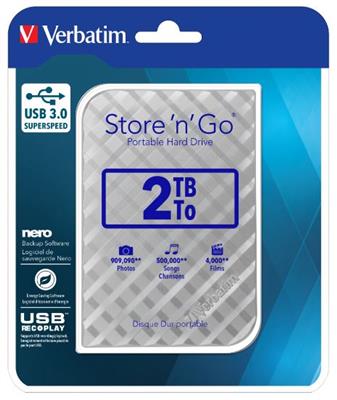 Verbatim Festplatte HDD 2.5 silver 2TB 3.0