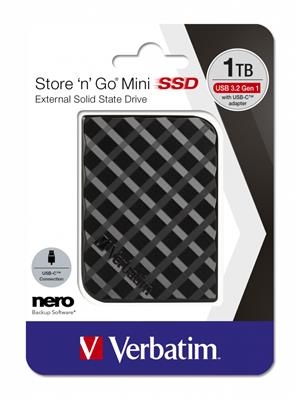 Verbatim SSD Store´n´Go Mini USB 3.2 GEN 1 1TB black