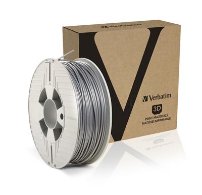 Verbatim ABS Filament 3D 2.85mm silver/metal grey
