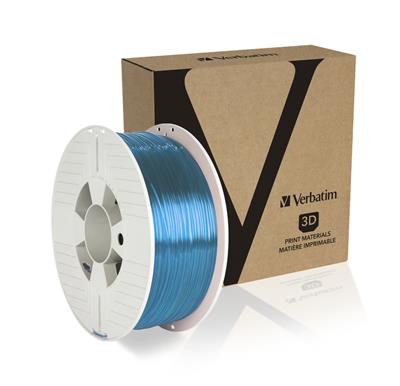 Verbatim PET-G Filament 3D 1,75mm blue transparent