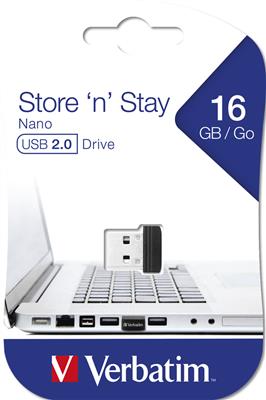 Verbatim NANO USB Stick Store´n´Stay 2.0 16GB