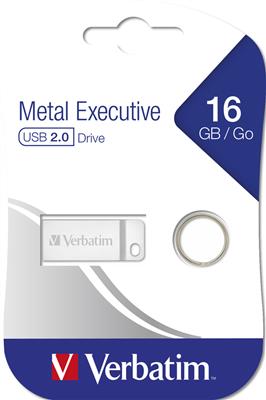 Verbatim USB Stick Metal Executive 2.0 16GB silver