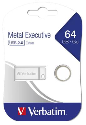 Verbatim USB Stick Drive Executive 64GB 2.0 silver