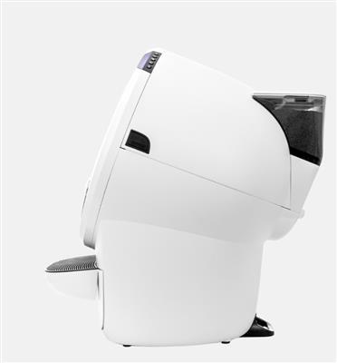 WHISKER LITTER HOPPER W/BONNET WHITE