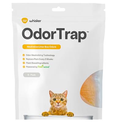 WHISKER ODORTRAP, 6 PACK