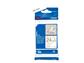 Brother P-Touch Textil-Band 24mm weiß/gold
