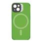 SBS Fluo Case compatible with MagSafe iPhone 14 green