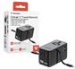 Verbatim Charge ’n’ Travel 70W 2C retractable Universal Travel Adapter black