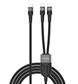 Verbatim SYNY & Charger C to C+C 100W 150CM grey