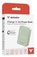 Verbatim Charge 'n' Go Essentials Power Bank Magnetic Wireless 20000mAh Green