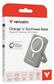 Verbatim Charge ‘n’ Go Power Bank with Stand Magnetic Wireless 10000mAh - Grey