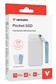 Verbatim Pocket SSD USB 3.2 Gen 2 256GB White/Light Blue incl. two rubber sleeves