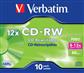 Verbatim CD-RW 80min/700MB/12f JC 1x10