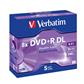 Verbatim DVD+R 8,5GB/8f DL JC 1x5