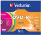 Verbatim DVD-R 4,7GB/16f Slim Case 1x5